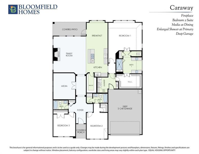 2D floor plan layout of this home in North Grove, Waxahachie, TX (Image 2).
