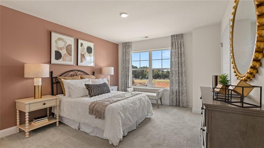 Furnished interior view inside a new home in Heritage Pointe, Senoia (Image 8).