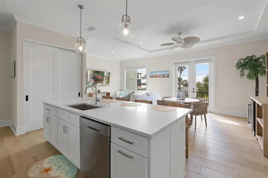Furnished interior view inside a new home in , Madeira Beach (Image 51).