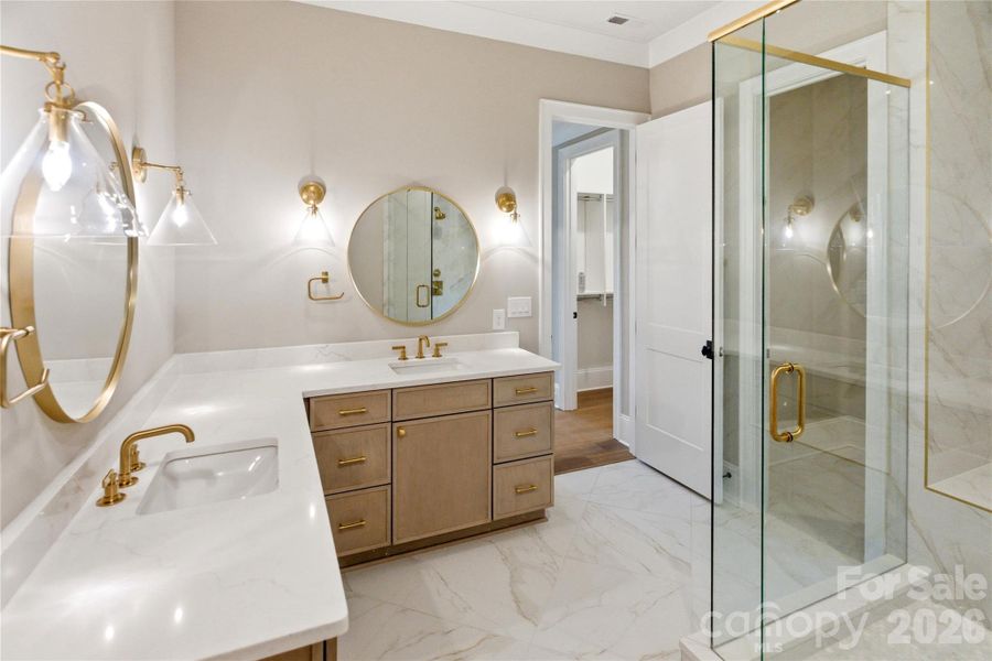 Furnished interior view inside a new home in Ferncliff at Cotswold, Charlotte (Image 4).