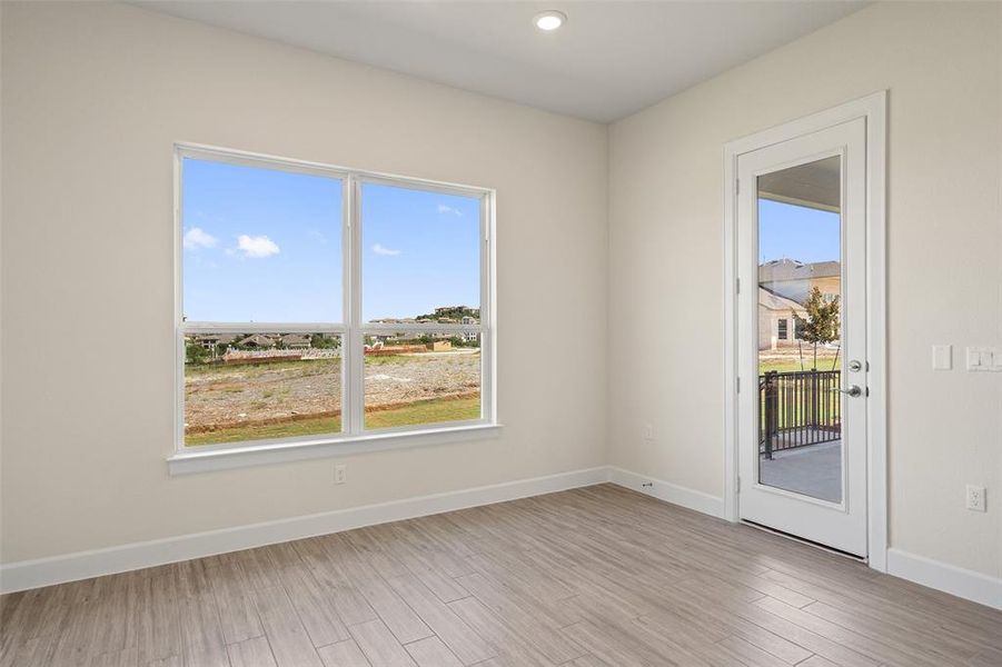 Casual Dining Space Next to kitchen