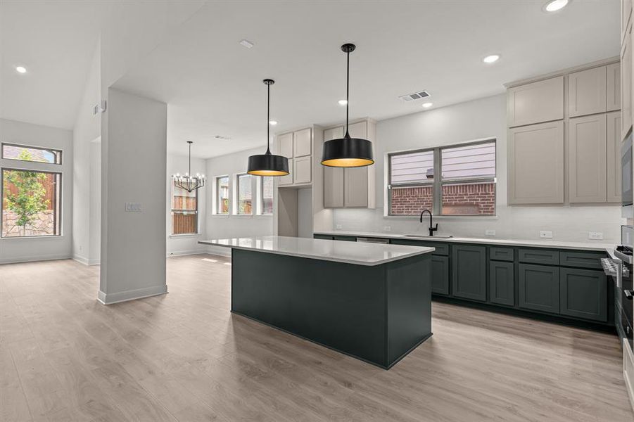 Furnished interior view inside a new home in Walsh Classic, Fort Worth (Image 10). Furnished interior view inside a new home in Walsh Classic, Fort Worth (Image 10).