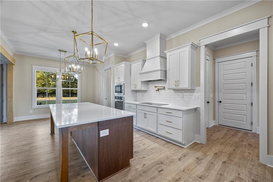 Furnished interior view inside a new home in , Monroe (Image 19).