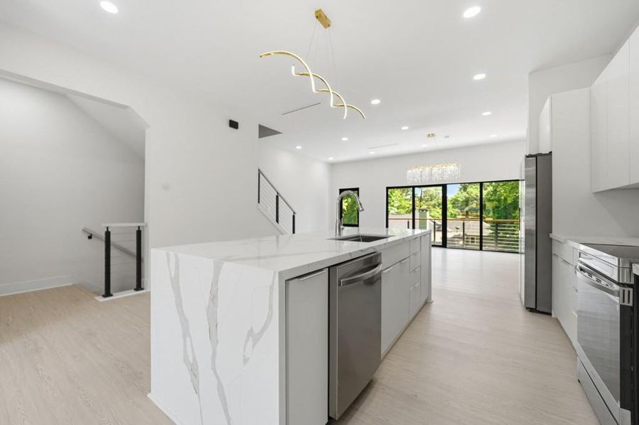 Furnished interior view inside a new home in , Decatur (Image 10).