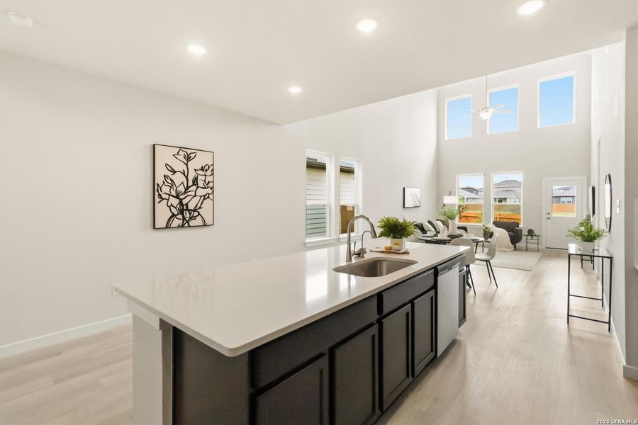 Furnished interior view inside a new home in Hickory Ridge, Elmendorf (Image 7).