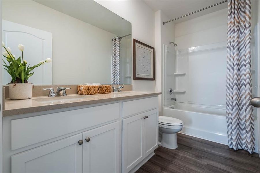 Furnished interior view inside a new home in Crosswinds, Haines City (Image 1). Furnished interior view inside a new home in Crosswinds, Haines City (Image 1).