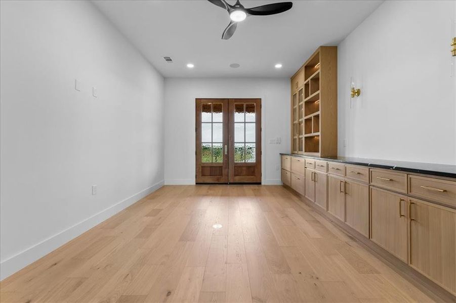 3rd floor office with private balcony