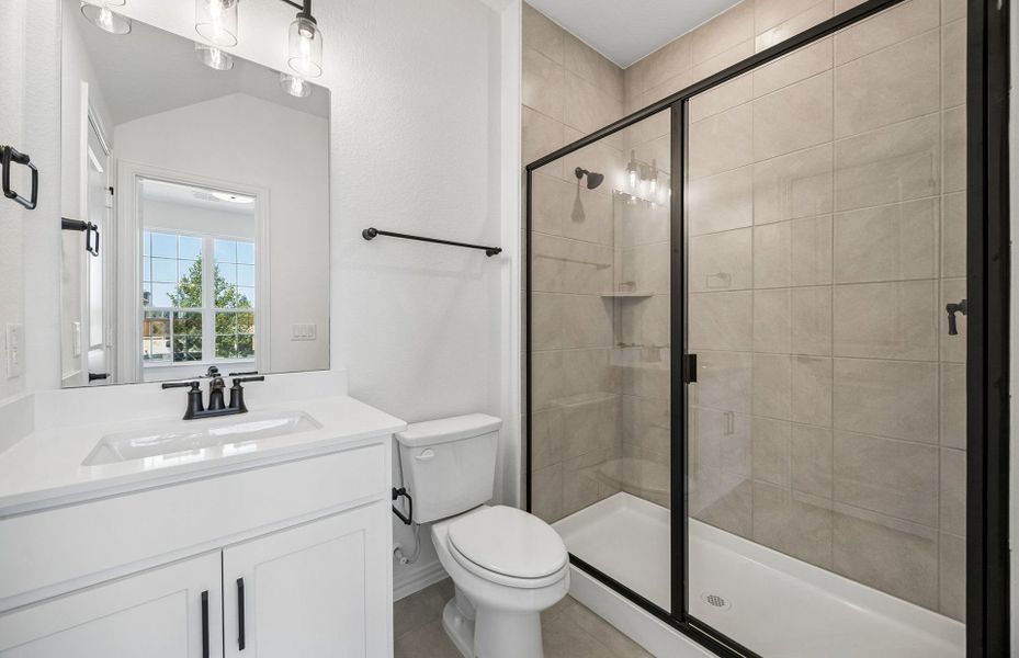 Furnished interior view inside a new home in Highland Lakes, McKinney (Image 13).