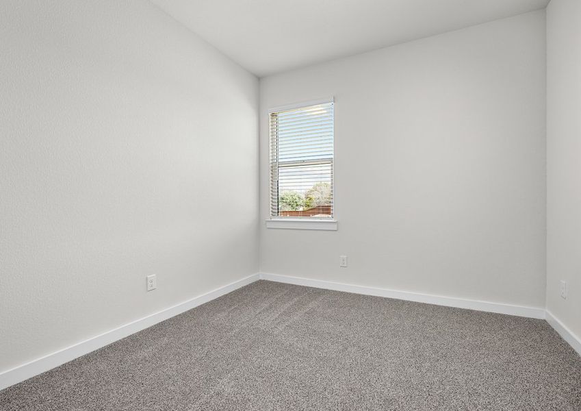 The secondary bedrooms are the perfect space for children's bedrooms and guest rooms.