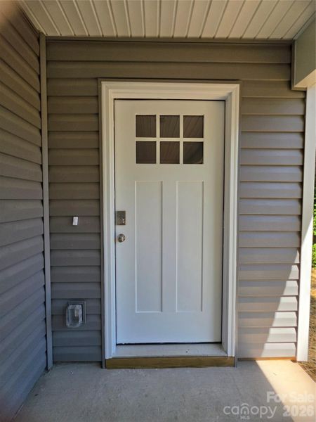 Exterior details and patio area of a home in , Albemarle (Image 3).