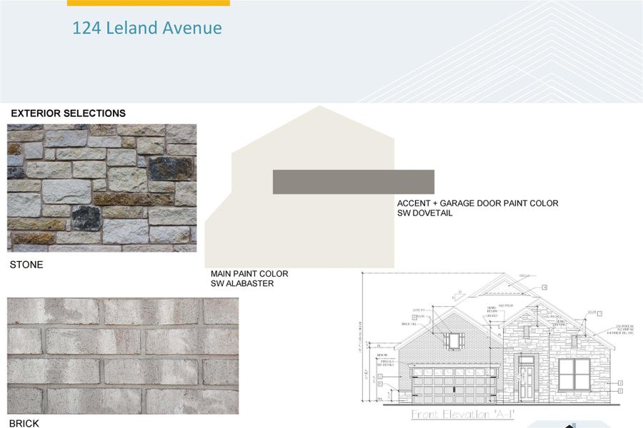 Sample of building materials used in homes in Colony at Cole Springs, Buda (Image 5). Sample of building materials used in homes in Colony at Cole Springs, Buda (Image 5).