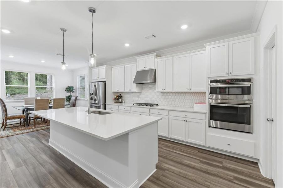 Furnished interior view inside a new home in Bailey Fence, Dacula (Image 25).