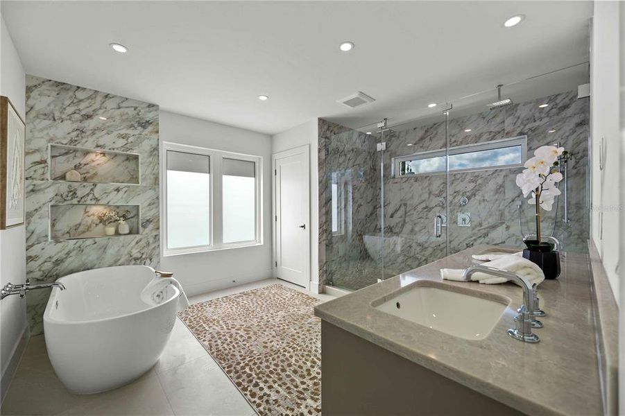 Furnished interior view inside a new home in , Sarasota (Image 55).