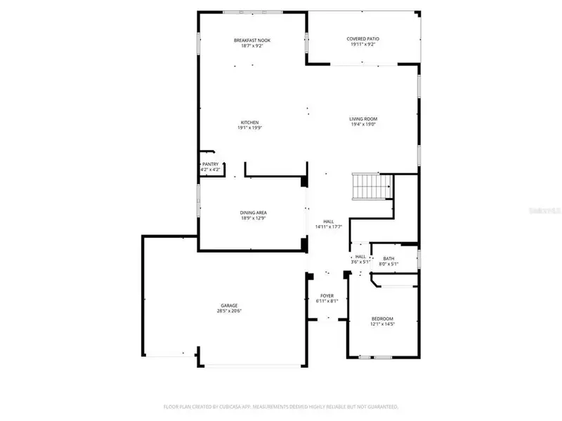 2D floor plan layout of this home in , Tampa, FL (Image 5).