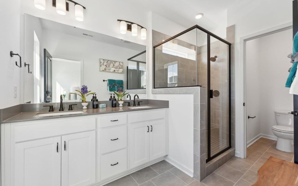 Furnished interior view inside a new home in Wendell Falls, Wendell (Image 17). Furnished interior view inside a new home in Wendell Falls, Wendell (Image 17).