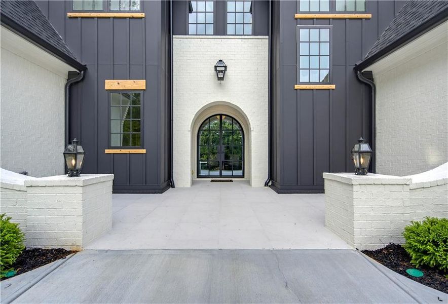 Exterior details and patio area of a home in , Atlanta (Image 43).