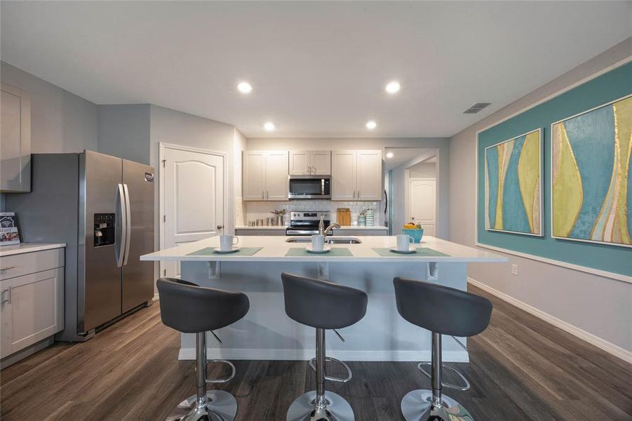 Furnished interior view inside a new home in Kindred, Kissimmee (Image 16). Furnished interior view inside a new home in Kindred, Kissimmee (Image 16).