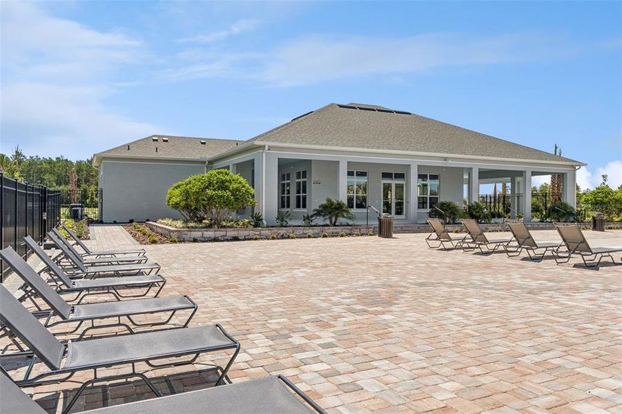 Exterior details and patio area of a home in Fountain View, Ormond Beach (Image 19). Exterior details and patio area of a home in Fountain View, Ormond Beach (Image 19).