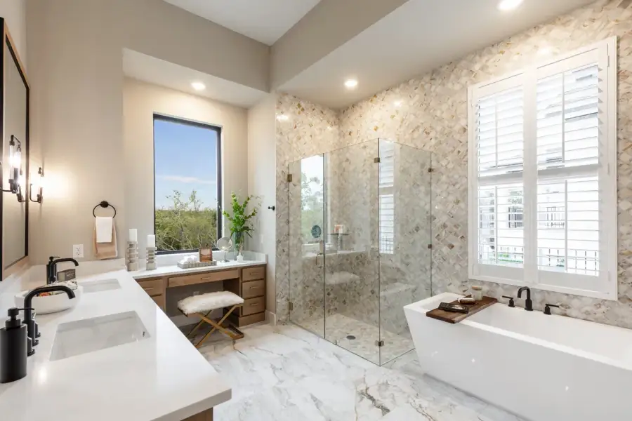 Representative Primary Bathroom - some options shown