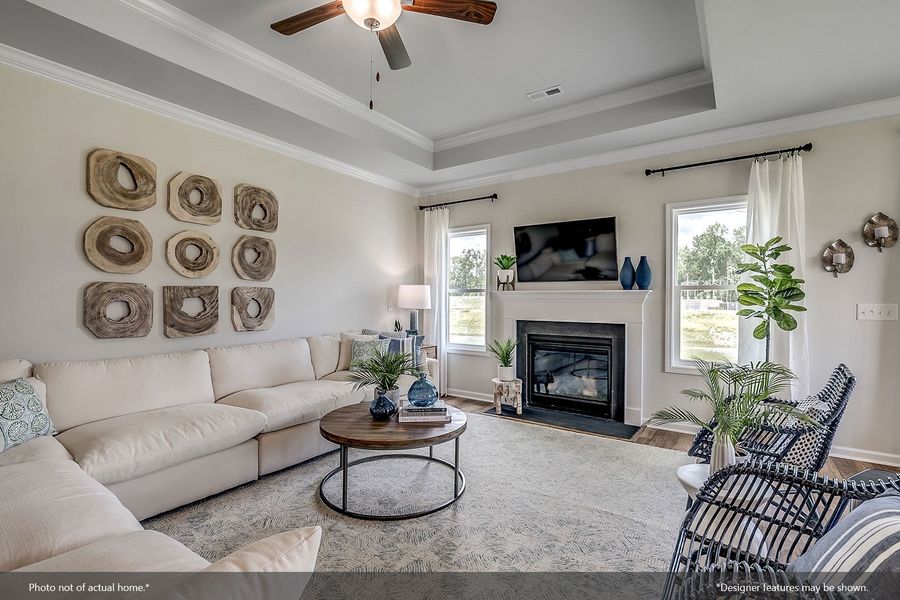 Furnished interior view inside a new home in Citadel Point at Southbridge, Sneads Ferry (Image 11).