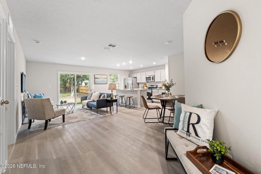 Furnished interior view inside a new home in , Jacksonville (Image 6).