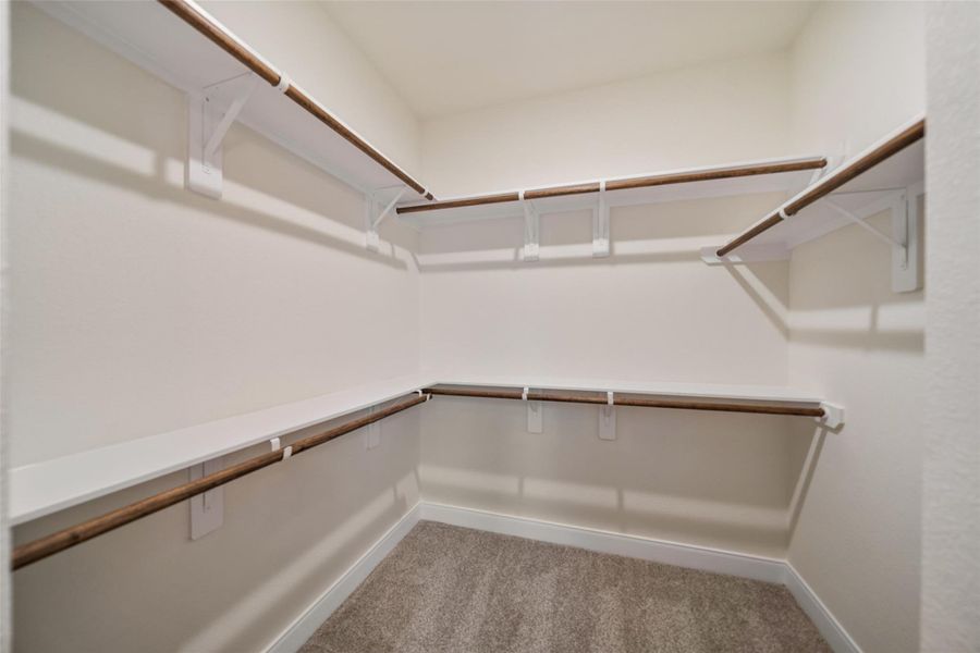 Large primary closet.