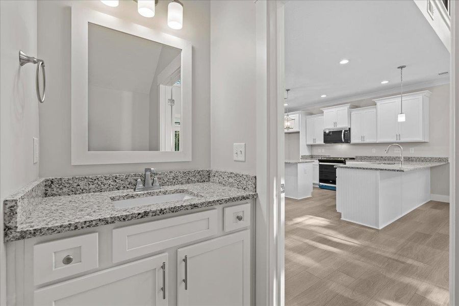 Furnished interior in a model home at Lakeside at Blue Ridge Plantation in Taylors (Image 9).