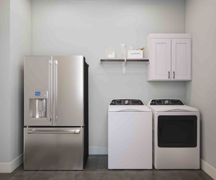 Furnished interior view inside a new home in Woodson’s Reserve 80′, Spring (Image 31).