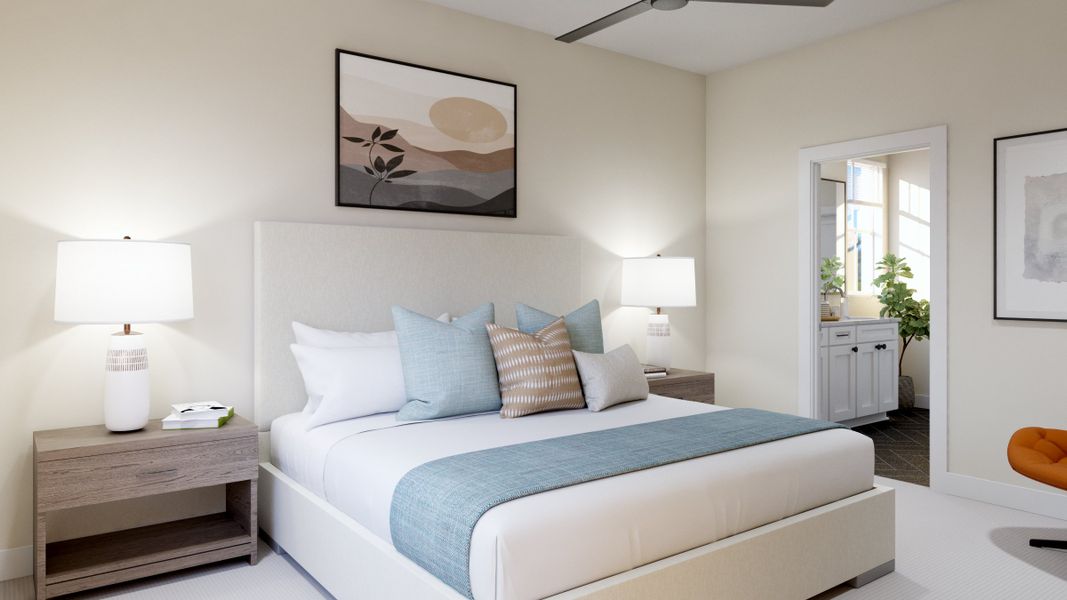 Representative furnished interior of a home built from the Cove by Risewell Homes in Eagletail Landings, Howey-in-the-Hills (Image 10). Representative furnished interior of a home built from the Cove by Risewell Homes in Eagletail Landings, Howey-in-the-Hills (Image 10).
