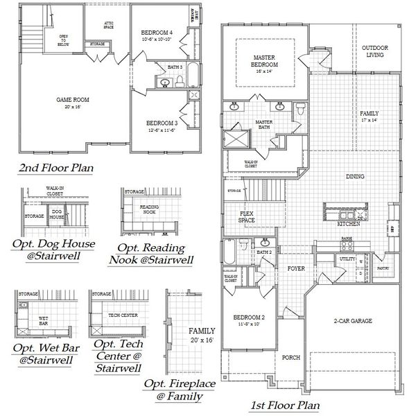 2D floor plan layout of this home in Stream Waters, Seguin, TX (Image 6). 2D floor plan layout of this home in Stream Waters, Seguin, TX (Image 6).