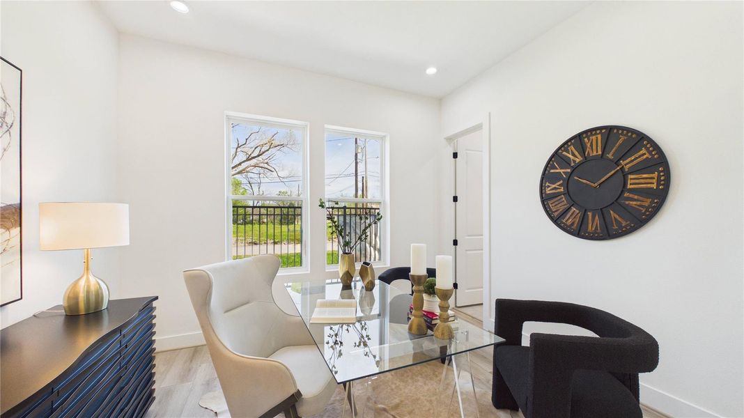 Furnished interior view inside a new home in , Houston (Image 10). Furnished interior view inside a new home in , Houston (Image 10).