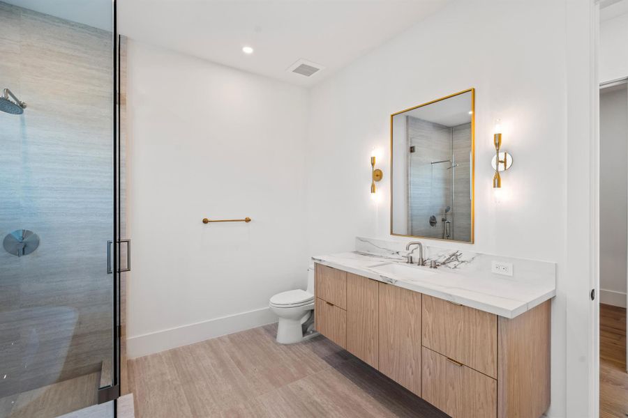 Furnished interior view inside a new home in , Delray Beach (Image 35).