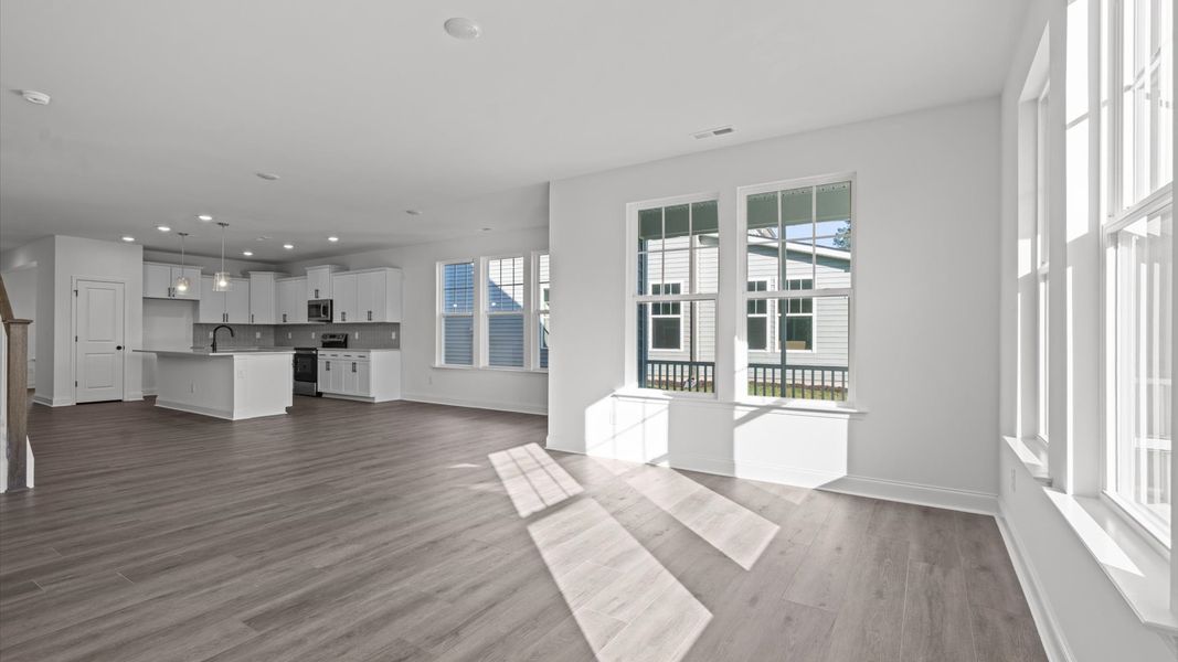 Representative furnished interior of a home built from the Ansley by DRB Homes in Sidney Creek Single Family, Zebulon (Image 16).