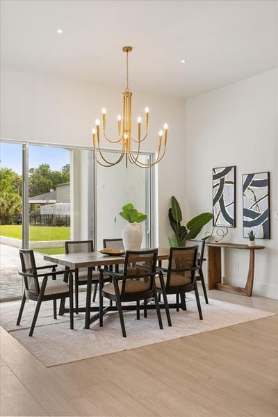 Furnished interior view inside a new home in , Sanford (Image 79).