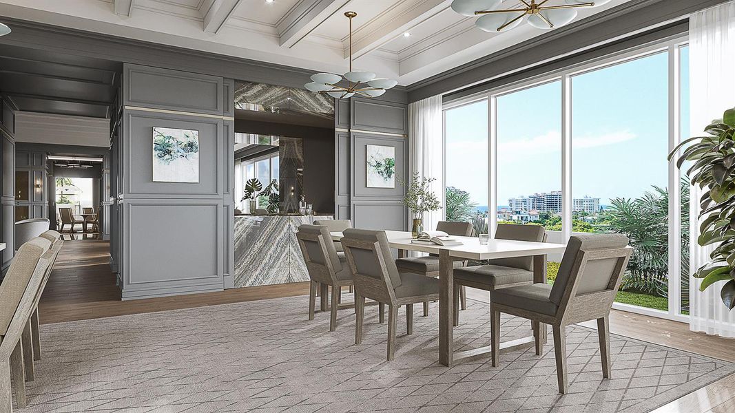 29-Caretta Dining Room Bar