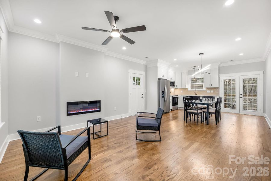 Furnished interior view inside a new home in , Charlotte (Image 9).