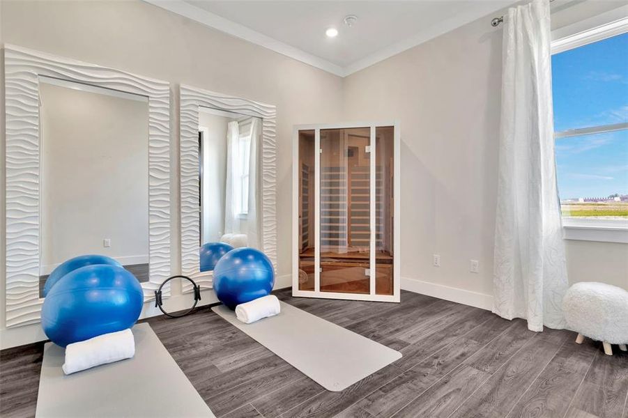 Furnished interior view inside a new home in Eagles Cove at Mirada, San Antonio (Image 15).