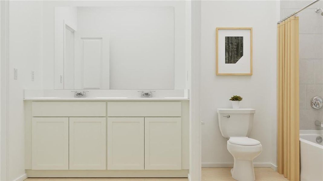 Furnished interior view inside a new home in Bridgewalk, St. Cloud (Image 13).
