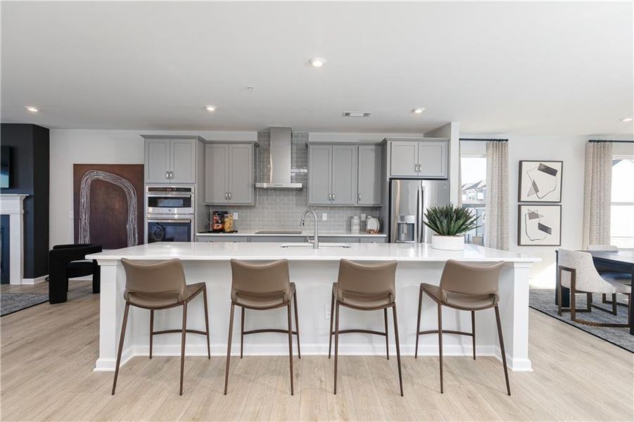 Furnished interior view inside a new home in , Atlanta (Image 7).