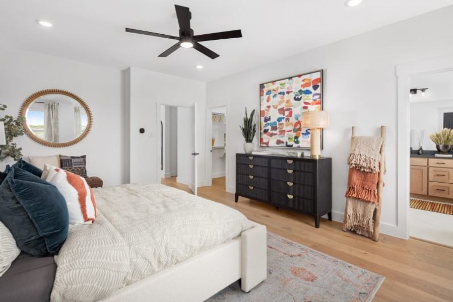 Furnished interior view inside a new home in Chelsea Commons, Allen (Image 12).