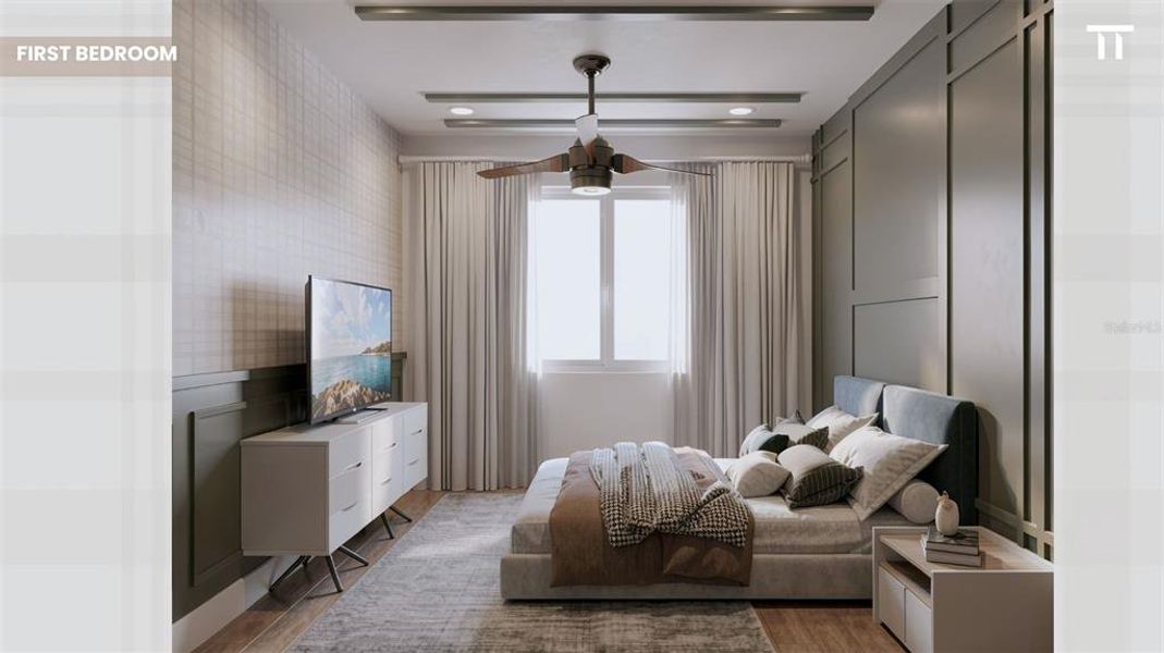 Furnished interior view inside a new home in , North Port (Image 26).