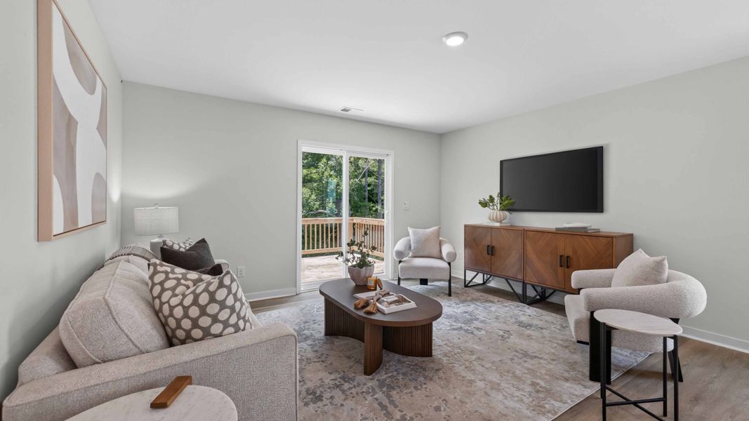 Furnished interior view inside a new home in Huffman Ridge, Hickory (Image 8).
