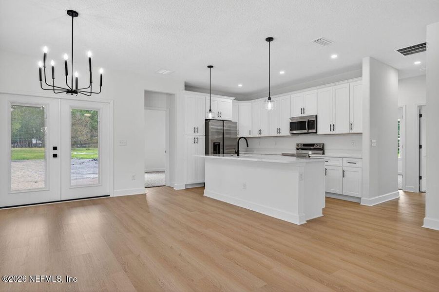 Furnished interior view inside a new home in , Starke (Image 11).