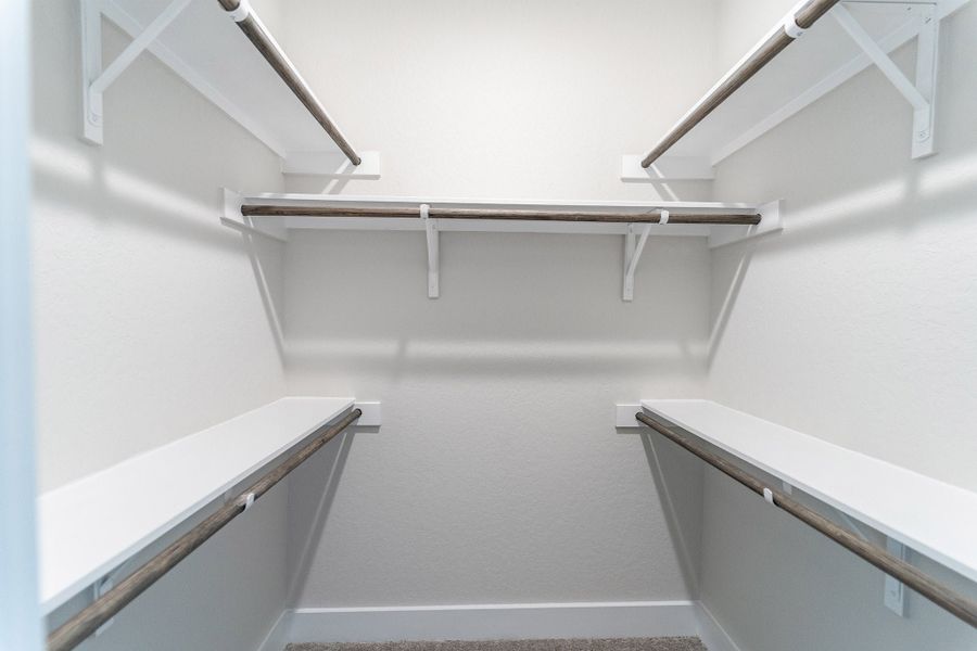 Spacious, unfurnished interior of a new home in The Woodlands at Medina Hills, Mico (Image 15).