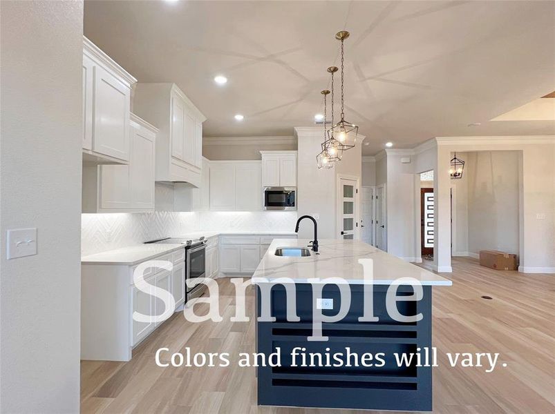 Furnished interior view inside a new home in , Abilene (Image 5).