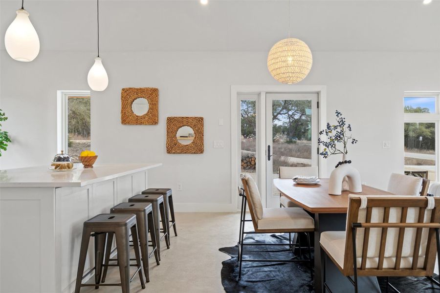Furnished interior view inside a new home in , Wimberley (Image 17).