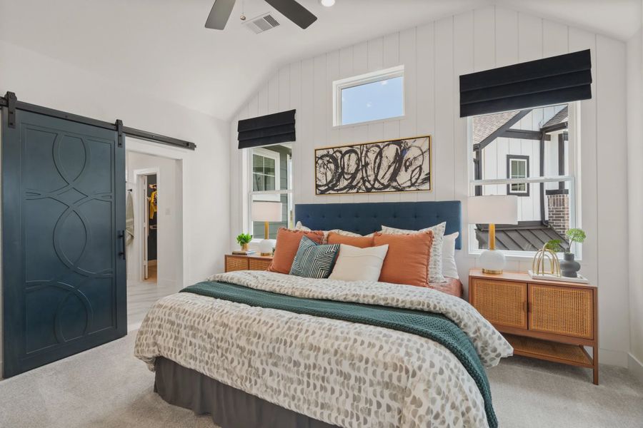 Representative furnished interior of a home built from the Dillon by Chesmar Homes in Bridgeland, Elgin (Image 10).