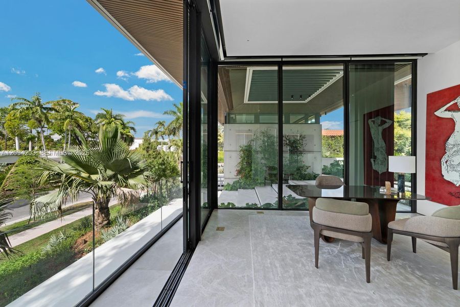 Exterior details and patio area of a home in , Miami Beach (Image 21).