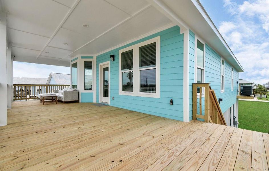Front exterior of a new home in , Galveston, TX, highlighting curb appeal (Image 2). Front exterior of a new home in , Galveston, TX, highlighting curb appeal (Image 2).