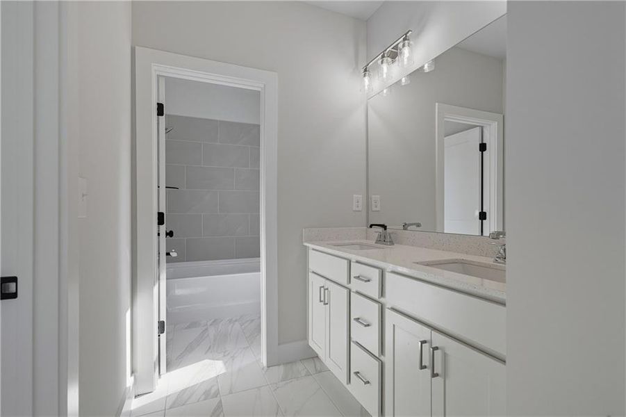 Furnished interior view inside a new home in , Canton (Image 11).